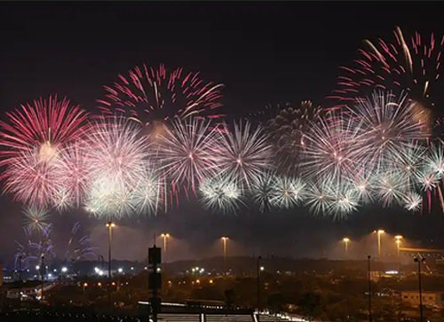 澄城县焰火晚会